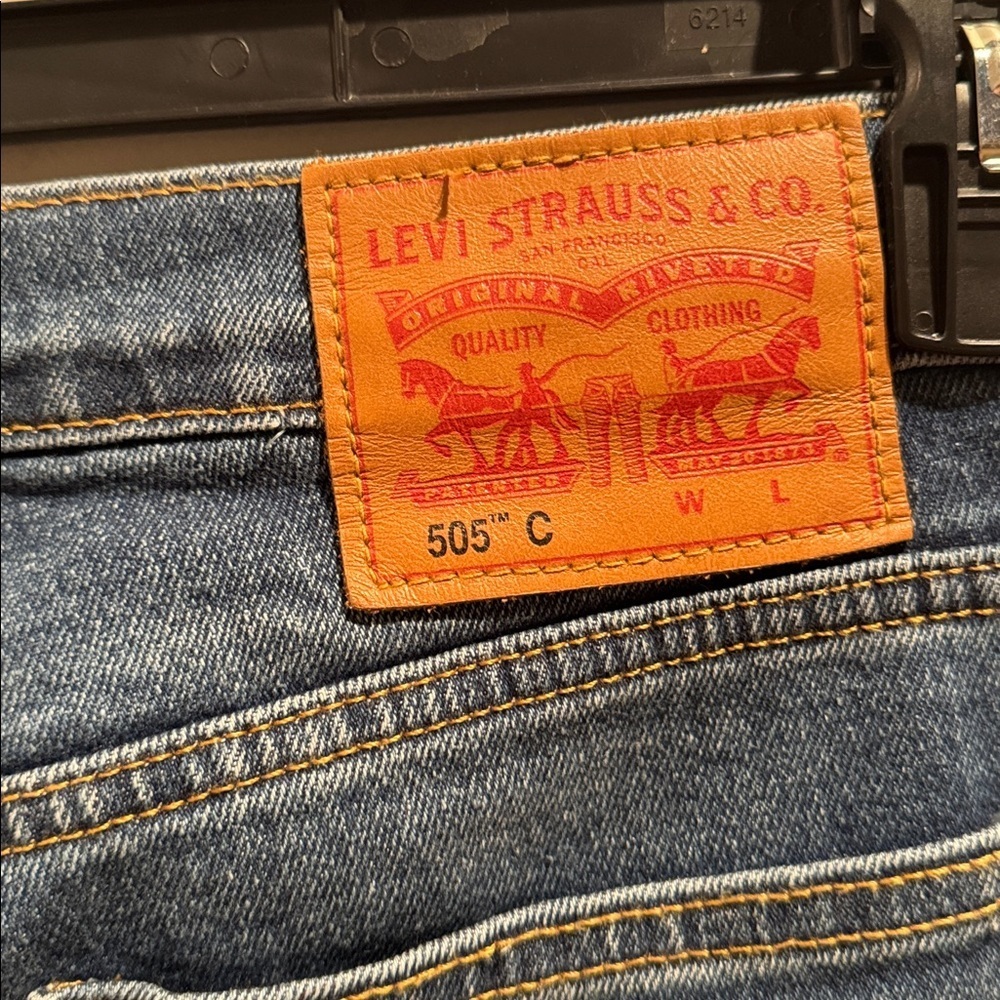 Levi's Dark Blue Straight Jeans 505C,  Size 30 - Picture 3 of 4